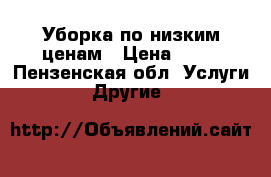 Уборка по низким ценам › Цена ­ 50 - Пензенская обл. Услуги » Другие   